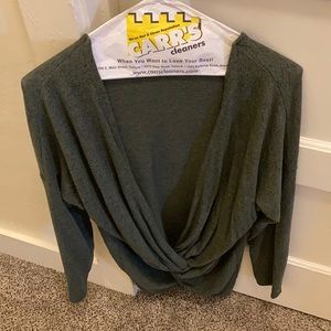 Backless shirt